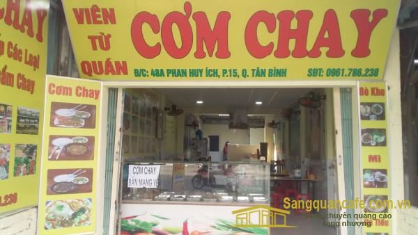 Cần sang nhanh quán cơm mặt tiền đường Phan Huy Ích, phường 15, quận Tân Bình.