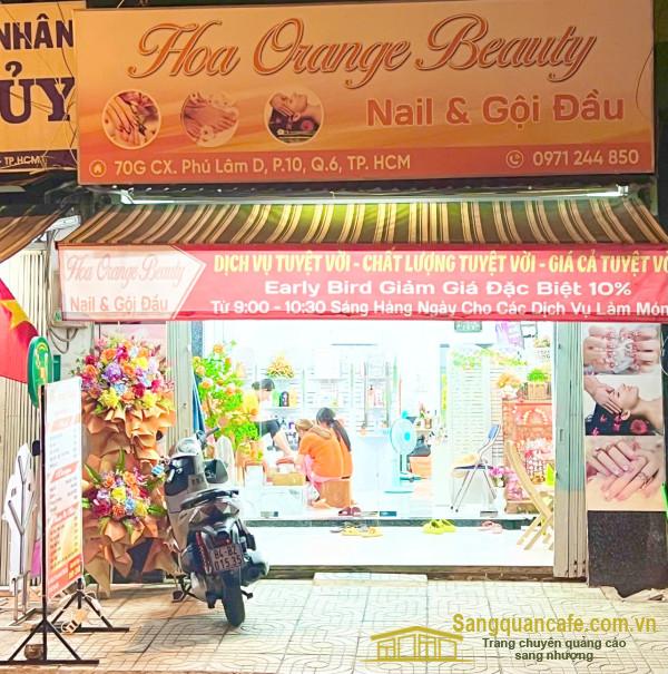 Sang Nhượng Tiệm Nail & Gội Đầu Ở Trung Tâm Quận 6