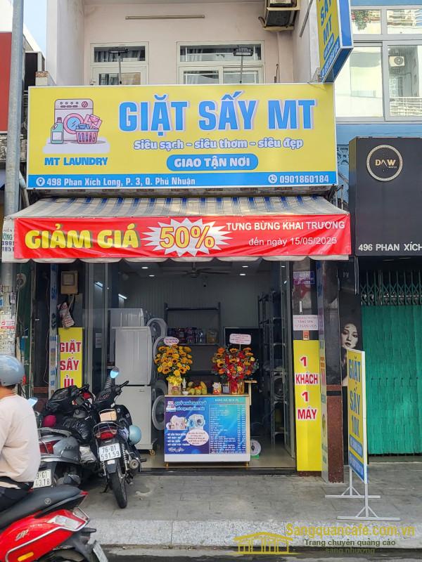 Sang tiệm giặt ủi