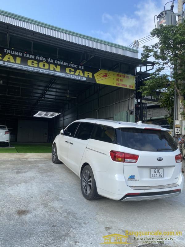 Sang tiệm rửa - sửa xe