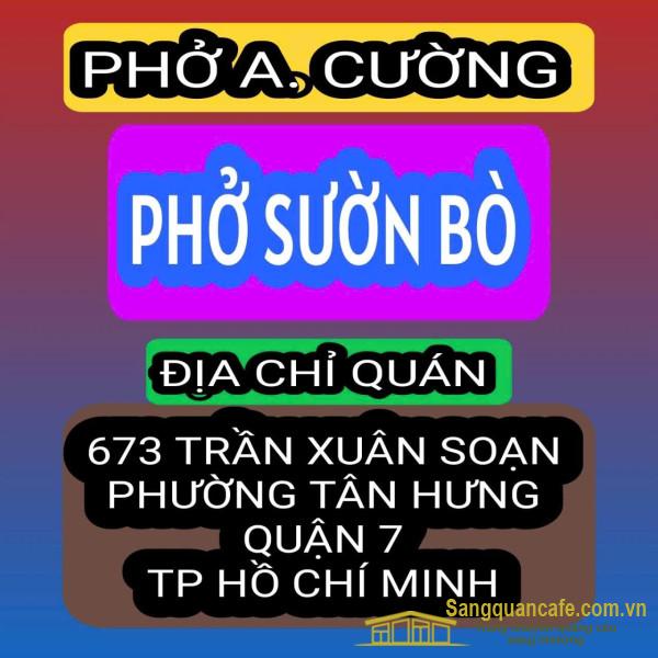 Sang quán phở - hủ tiếu