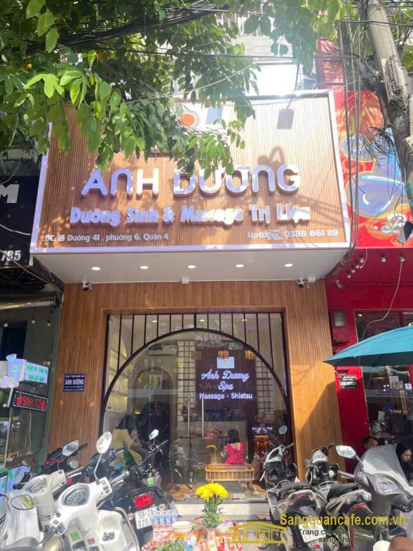 CẦN SANG NHƯỢNG SPA CHUYÊN DƯỠNG SINH TRỊ LIỆU – MẶT TIỀN QUẬN 4