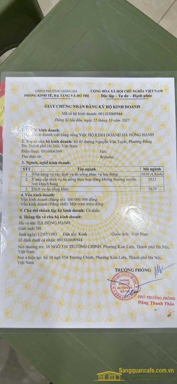 Sang quán ăn - nhậu