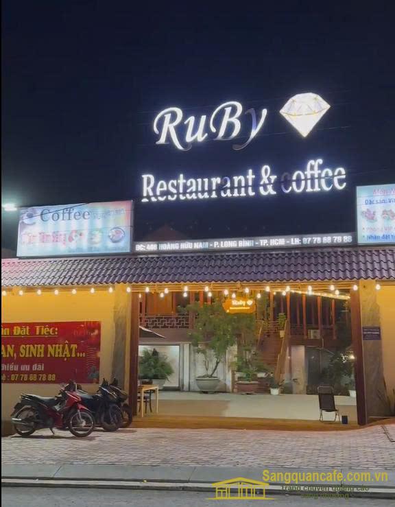 SANG NHƯỢNG NHÀ HÀNG HOẶC CHIA CỔ PHẦN NHÀ HÀNG RUBY 