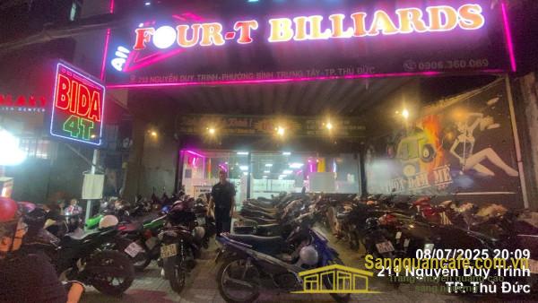 Sang Gấp Quán Bida Mặt Tiền Đường Lớn Trung Tâm Quận 2