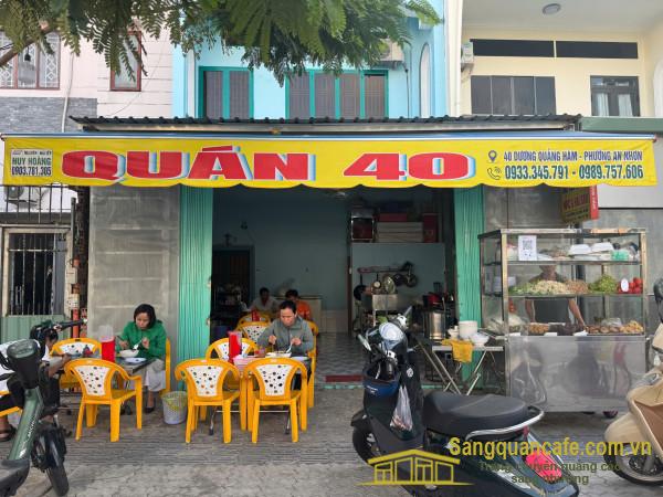 CƠ HỘI HIẾM – SANG NHƯỢNG QUÁN ĂN ĐANG RA TIỀN MỖI NGÀY – GÒ VẤP