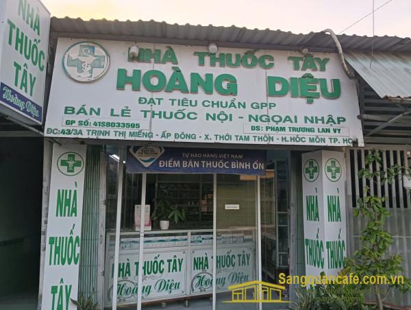 SANG NHƯỢNG NHÀ THUỐC ĐANG HOẠT ĐỘNG ỔN ĐỊNH – VÀO LÀ KINH DOANH NGAY 