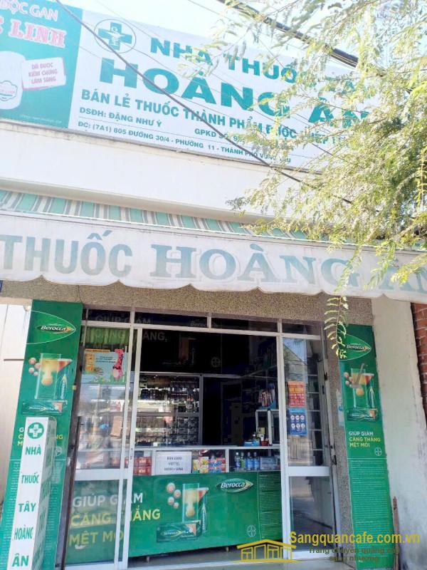 SANG NHƯỢNG NHÀ THUỐC ĐANG HOẠT ĐỘNG ỔN ĐỊNH – MẶT TIỀN ĐƯỜNG LỚN PHƯỜNG PHƯỚC THẮNG, TP.HCM