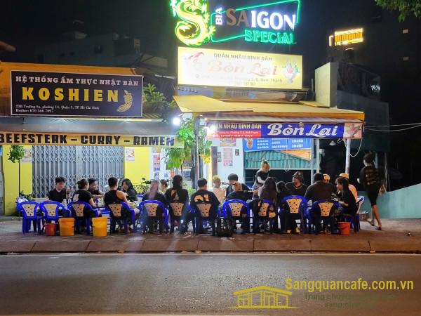 SANG NHƯỢNG QUÁN ĐẸP – MẶT TIỀN TRƯỜNG SA, BÌNH THẠNH | GIÁ SANG 150 TRIỆU