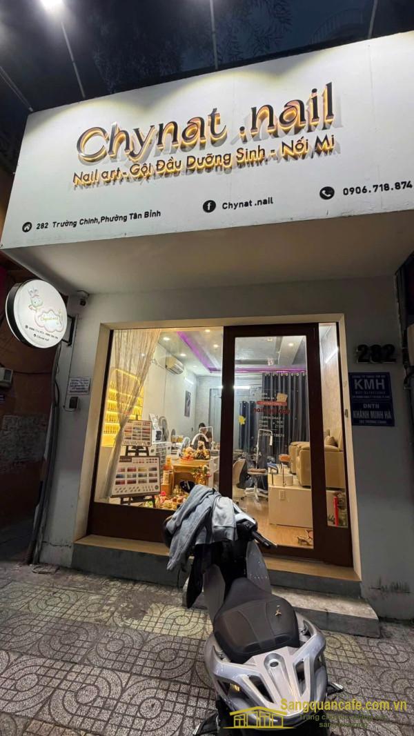 CHÍNH CHỦ SANG GẤP TIỆM NAIL MẶT TIỀN TRƯỜNG CHINH, TÂN BÌNH